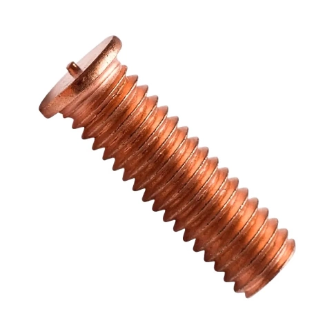 Приварная шпилька резьбовая DIN 32501 М3х30 омедненная, 1000 шт. фото 1