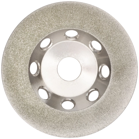 Диск шлифовальный алмазный, по кафелю/керамогр/стеклу, посадочн.д.22,2 мм, сплошной 125мм фото 1