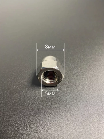 Гайка колпачковая М5 нержавеющая А2 DIN1587 , 50 шт. фото 4