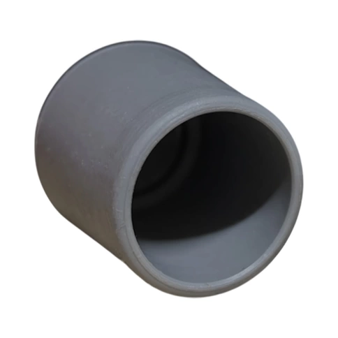 Заглушка для труб наружная круглая d30 мм, темно-серая фото 2