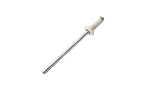 Заклепка вытяжная М3,2х8 алюминий RAL9003(белая), 50 шт.  фото 5