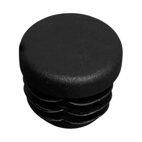 Заглушка для труб круглая d-30 мм, черная фото 1