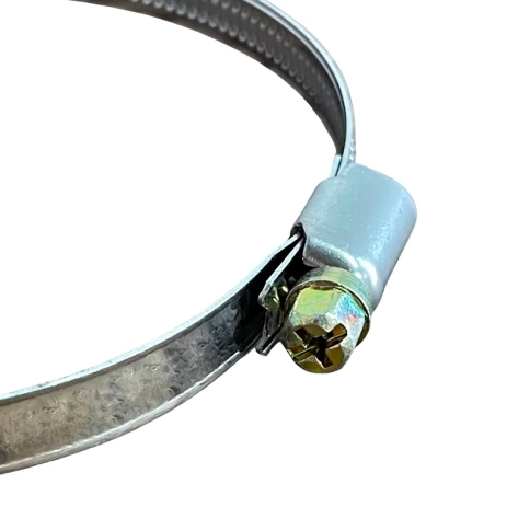 Хомут червячный 70-90/9 мм, оцинкованная сталь W1 фото 2