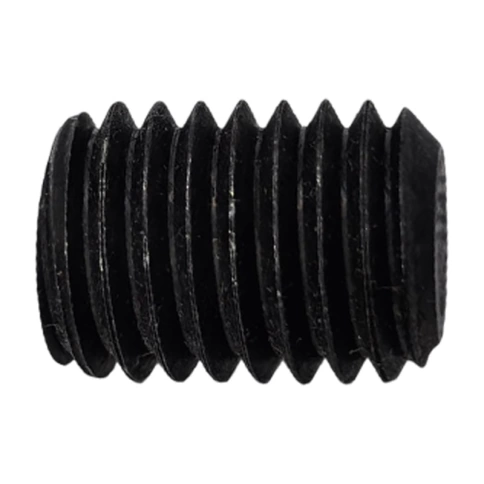 Винт установочный с внутр. шестигранником 8х16 мм, класс прочности 12.9 DIN 913 тупой конец, черный фото 1