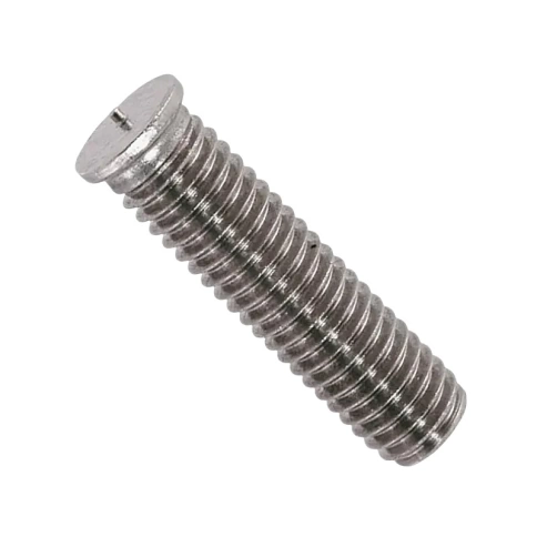 Приварная шпилька резьбовая DIN 32501 М6х10 нержавеющая А2, 500 шт. фото 1