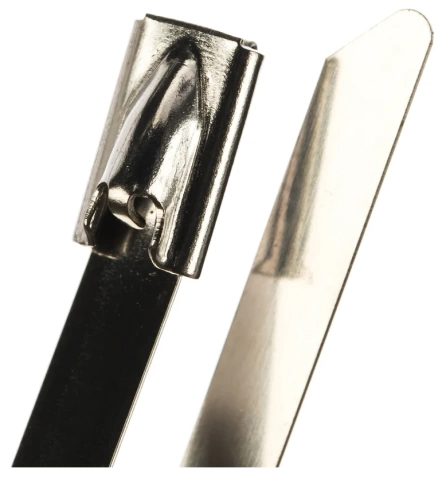 Хомуты 100х4,6 мм 50 шт. Сибртех, нержавеющая сталь  фото 1