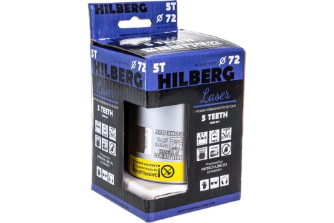 Коронка по бетону, алмазная, Hilberg Laser Five Teeht фото 3