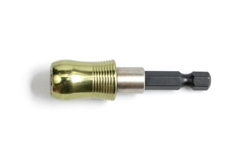 Держатель бит магнитный с фиксацией 1/4" 60 мм фото 1