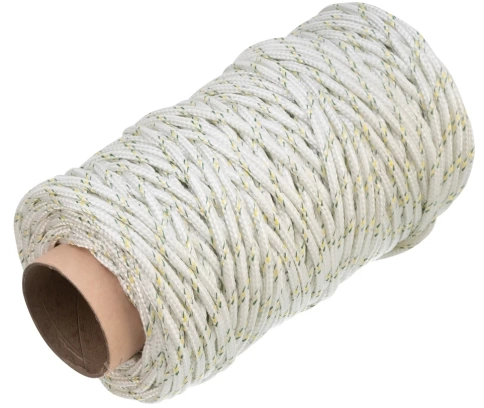 Фал плетеный капроновый с сердечником 6 мм L 100 м 16-прядный Сибртех фото 1