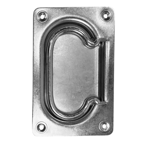 Ручка откидная скрытая 140х90 цинк фото 3