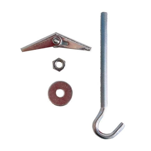 Анкер потолочный с крюком М4x95 мм, оцинкованный фото 2