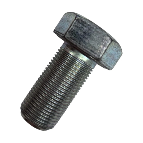 Болт М20х1,5х40 мм класс прочности 10.9 DIN 961, полная резьба, оцинкованный фото 1