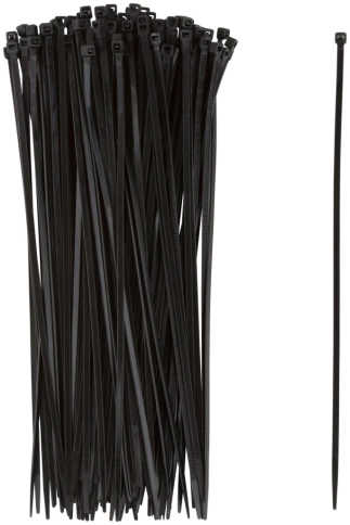 Хомуты пластиковые черные 160х3,0 мм 100 шт. Premium фото 1