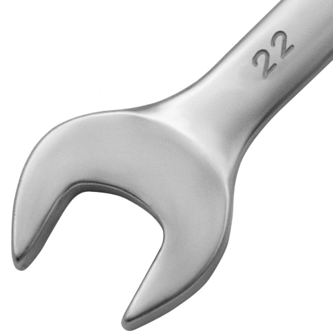Ключ комбинированный матовый хром 22 мм CrV Matrix фото 2