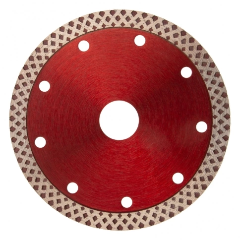 Диск отрезной алмазный сплошной сухое/мокрое резание 125х22,2 мм Matrix фото 2