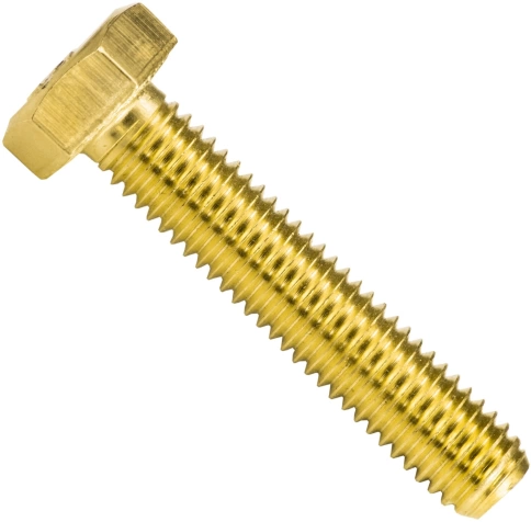 Болт латунный М8х50 DIN933,10 шт фото 5