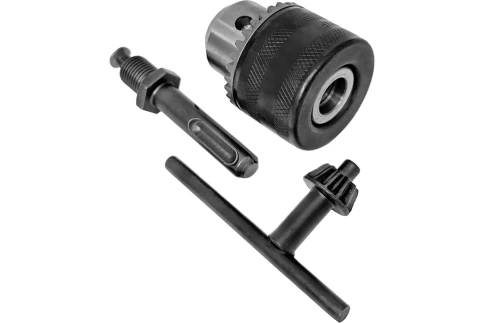 Патрон для дрели ключевой 1,5-13 мм с переходником фото 1