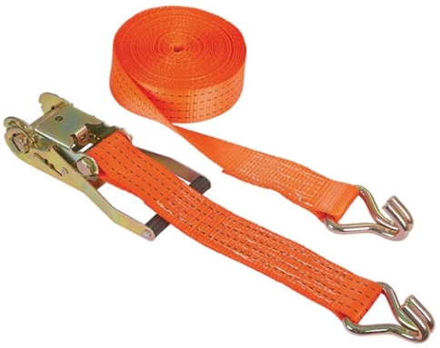 Ремень для крепления груза, храповый механизм, лента 25 мм х 5 м, 800 кг фото 1