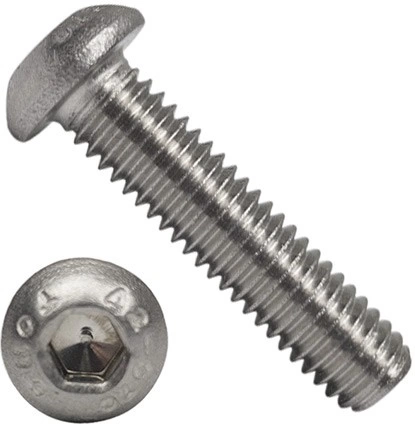 Винт нержавеющий под шестигранник 4х40 мм 7380 ,10 шт. фото 6