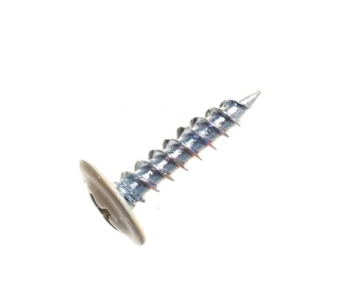 Саморез с прессшайбой, острый, 4,2х19 RAL1014 бежевый фото 1