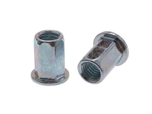 Заклепка шестигранная М4х0,7х11,6 резьбовая цилиндр.борт, 50 шт. фото 1