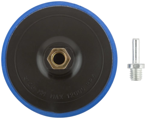 Диск шлифовальный с липучкой, гайка М14 + переходник для дрели, фото 5