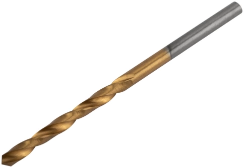 Сверло по металлу HSS 5,0 мм титановое покрытие в блистере 2 шт. фото 1