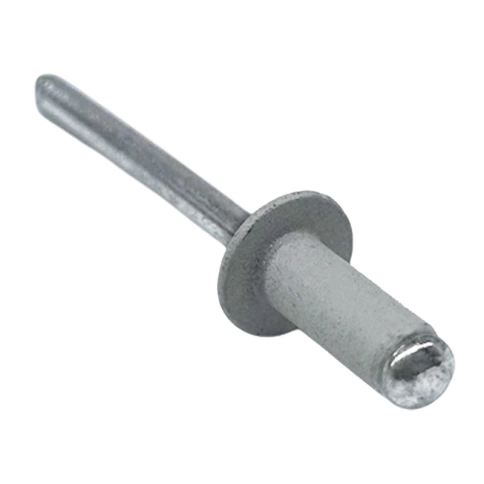 Заклепка вытяжная комбинированная 4,8х12 мм RAL7004 сигнальный серый  фото 2