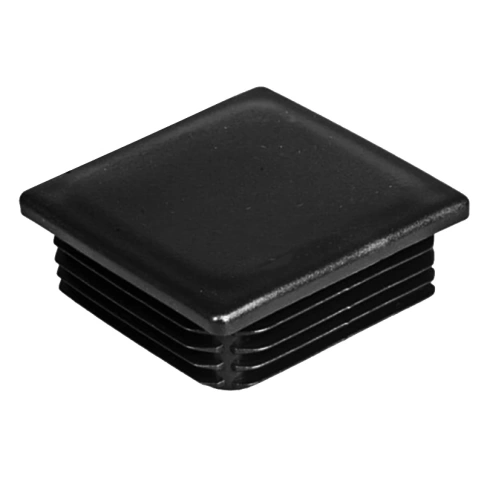 Заглушка для труб квадратная 140х140 мм, черная фото 1