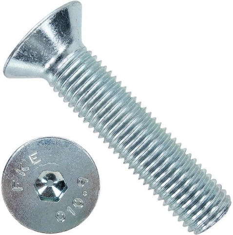 Винт потайной под шестигранник 12х45 DIN7991 к.п.10.9,10 шт. фото 8