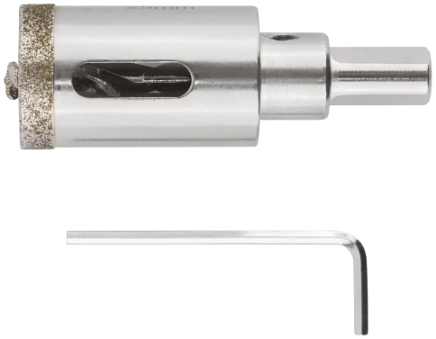 Коронка по керамограниту, камню и кафелю кольцев с центров сверлом фото 9