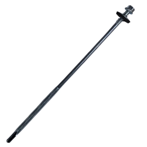 Саморез для сэндвич-панелей 6,3/5,5х135 мм, оцинкованный фото 1