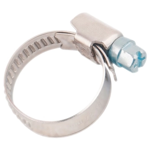 Хомут стяжка металлический 12-20 мм шир.9 мм , 5 шт. фото 5