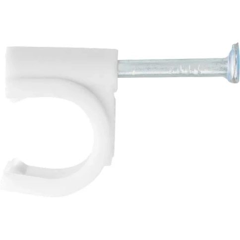 Скобы электроустановочные круглый профиль 40 шт Сибртех фото 1