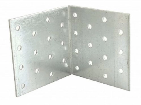 Крепежный равносторонний уголок 30х30х80 ОЦ, 10 шт. фото 5