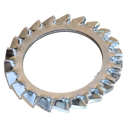 Шайба зубчатая М16 DIN 6798 тип А, оцинкованная фото 1