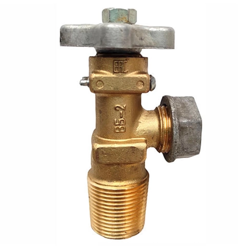 Вентиль для пропанового баллона ВБ-2 резьба 21 8СП левая ПРОФЕССИОНАЛ фото 1