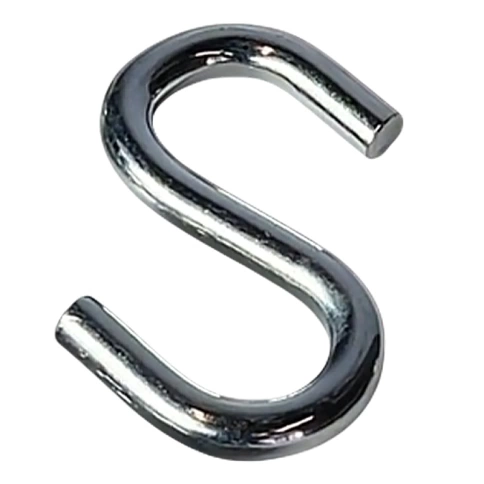 Крючок S-образный М6, оцинкованный фото 1