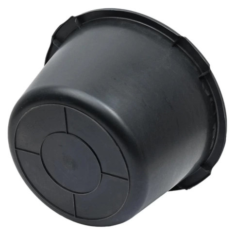 Таз строительный круглый черный 30 л, Сибртех фото 2