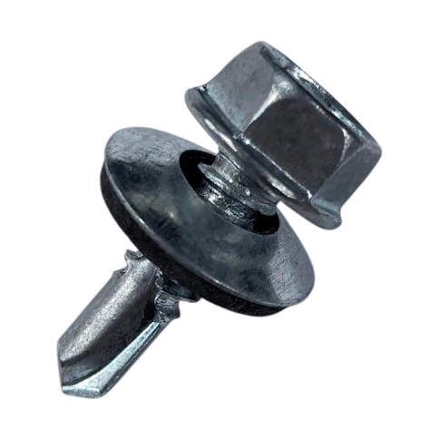 Саморез кровельный 6,3х19 мм с шайбой ST, оцинкованный фото 1