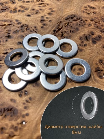Шайба М8 оцинкованная DIN125 фото 7