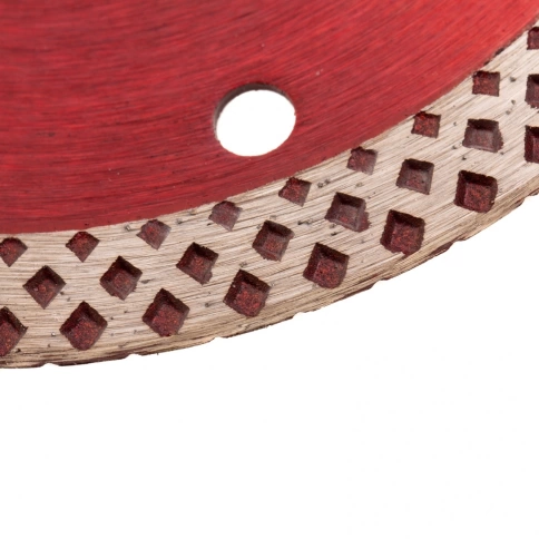 Диск отрезной алмазный сплошной сухое/мокрое резание 125х22,2 мм Matrix фото 4