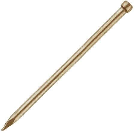 Гвозди 1,2х50 финишные латунь 500 гр. фото 1
