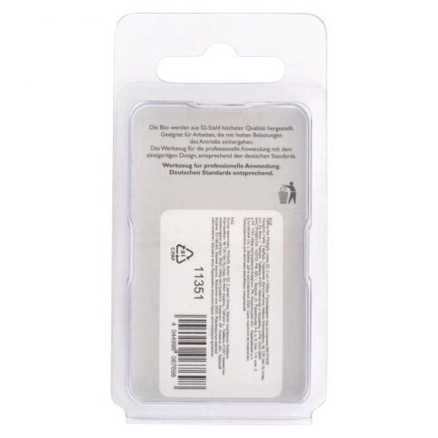 Набор бит PH2х25 мм, сталь S2 2шт Gross фото 2