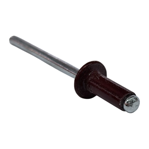 Заклепка вытяжная комбинированная 4х10 мм RAL3005 красный  фото 2