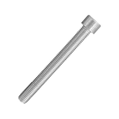 Винт с внутренним шестигранником 8х60 мм класс прочности 8.8 DIN 912 полная резьба, оцинкованный фото 1
