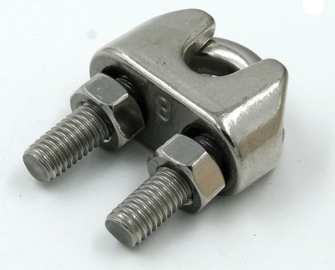 Зажим для стальных канатов М3, нержавеющий DIN 741 , 10шт. фото 6