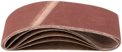 Ленты шлифовальные бесконечные, водостойкие, тканевая основа, 75 х 457 мм, 5 шт. Р 100 фото 2