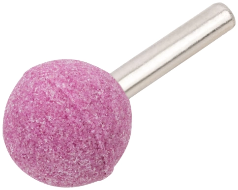 Шарошка абразивная по металлу, хвостовик 6 мм, сфера 25 мм фото 2