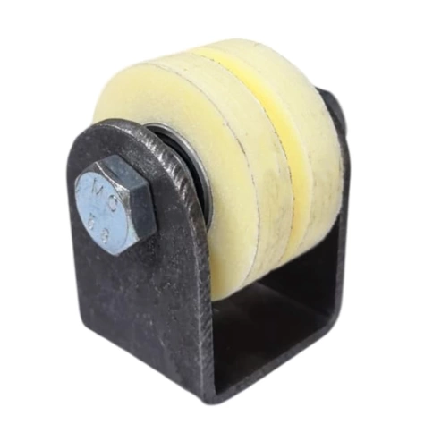 Ролик d50 мм Р2522 на платформе под полосу, капролон фото 2